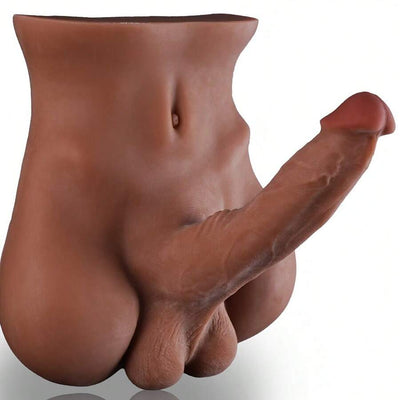 5 Lb Sex Doll Torso Big Dildo for Women Masturbation, Female Sexdoll with Flexible Realistic Huge Penis, Woman Masturbator Torso for Orgasm Sex Pleasure, Unisex Adult Sex Toy for Solo Couple Threesome