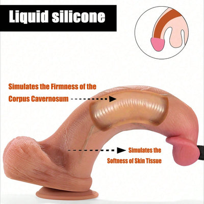 SAMEYO Adult Sex Toy Huge Dildo Phallus Adults Women Dildo Sexy Sex Toys Adult Gift Dildos Penis Rod Cheap Sex Toy Adult Pleasure Product Discreet Packaging,Silicone Dildos for Woman Hands-Free Play Monster Penis Cock, Lifelike Big Fake Penis with Balls F