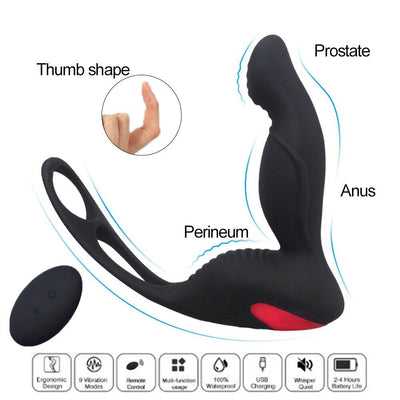 Anal Plug Pr¡§?stata Massageador Estimulador Butt Plugues Sexo Brinquedos Para Adultos Homem Gay Er¡§?tico Consolador Sexshop 18 Anos Vibrador Masculino