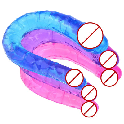 Dildo เพศของเล่นสำหรับหญิงช่องคลอดและ Anus สมจริง Penis Masturbators สำหรับผู้หญิง2คู่ Dildos ของเล่นสำหรับผู้ใหญ่สำหรับสตรี