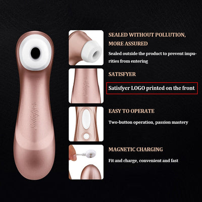 German Satisfyer Pro 2 Sucking Vibrators G Spot Clit Stimulation  Vibration Nipple Sucker Erotic Adult Sex Women Toys Clitoral