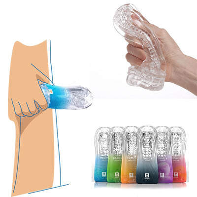 Realistic Silicone Vacuum Male Erection Masturbator Penis Stimulator Adults Games 18 Sex Toys for Men Eroticos Intimate Products