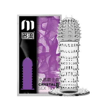 Reusable Sex Toys Special Condoms Men Spike Cock Sleeves Penis Women G Point Stimulation Orgasm Fun Sting Adult Sex Products 18+