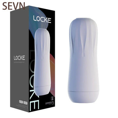 Masturbator Cup for Men Realistic Vagina Vibration Blowjob Machine Masturbation Cup Endurance Exercise Vacuum Adult Sex Toys 18+
